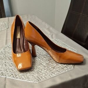 Franco Sarto Finley Light Brown Leather Heels